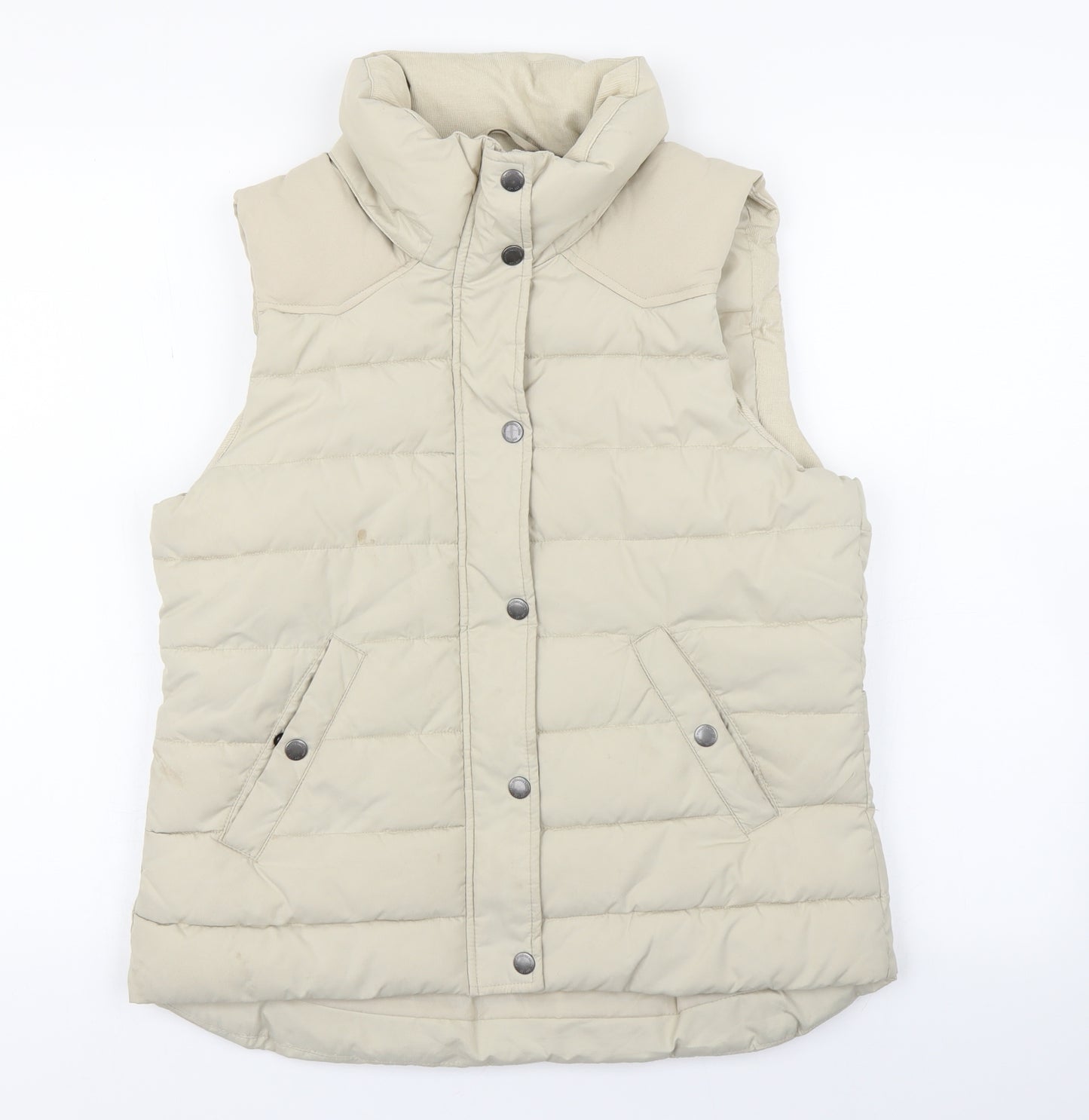 H&M Womens Brown   Overcoat Waistcoat Size 12