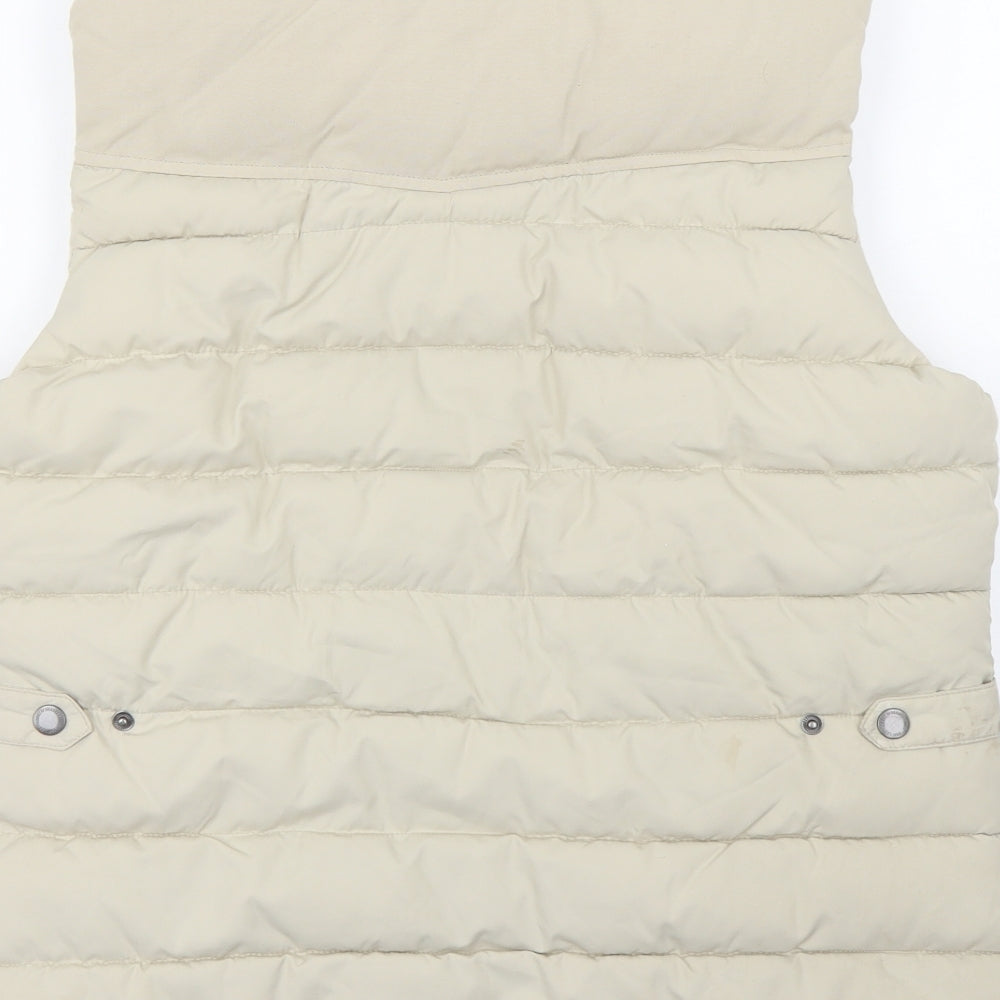 H&M Womens Brown   Overcoat Waistcoat Size 12