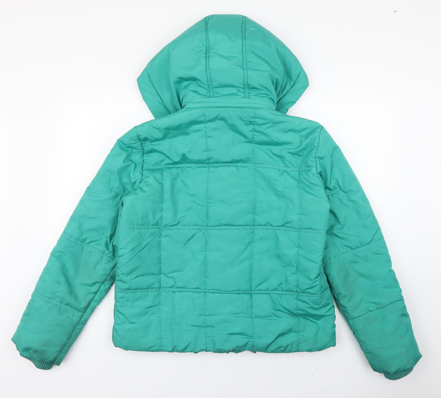 NEXT Womens Green   Pea Coat Coat Size 14