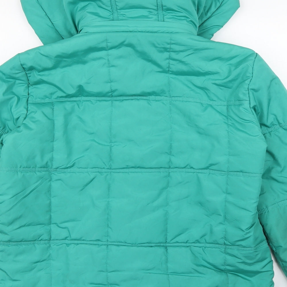 NEXT Womens Green   Pea Coat Coat Size 14