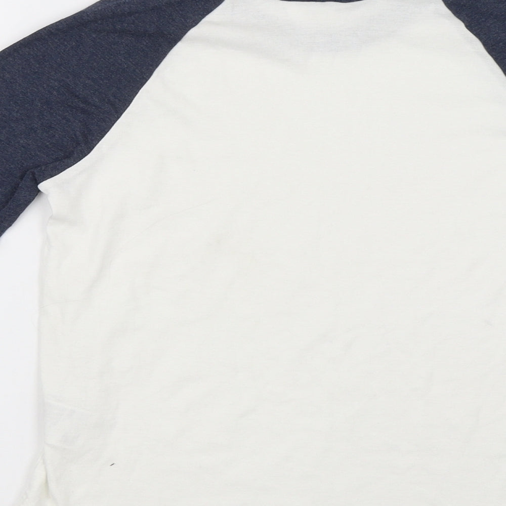 Divided Womens White   Basic T-Shirt Size M