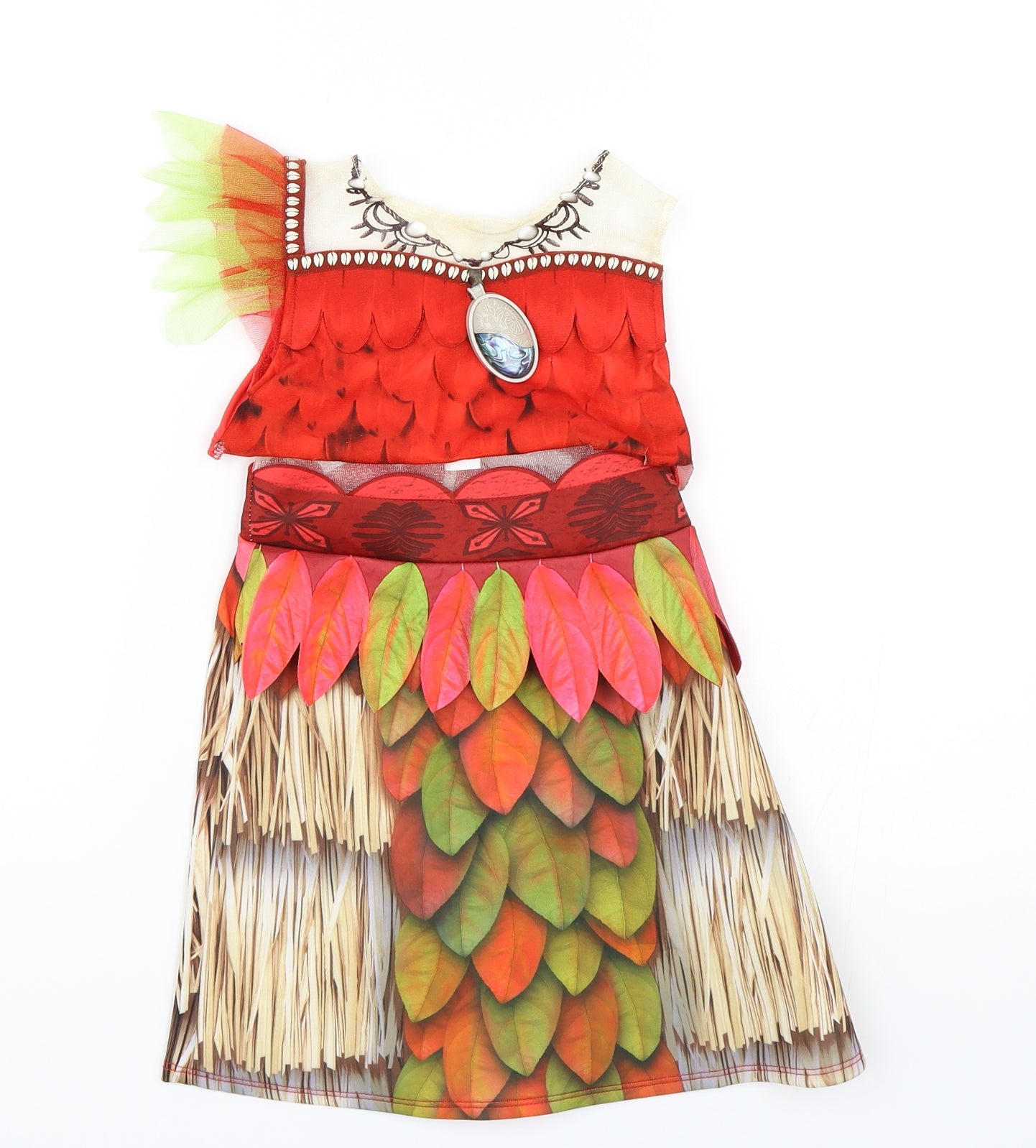 George Girls Red   Shift  Size 3-4 Years  - Moana