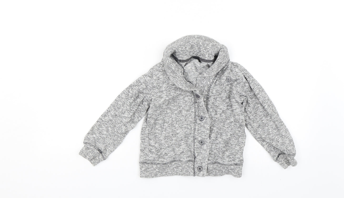 NEXT Boys Grey   Cardigan Jumper Size 6 Years
