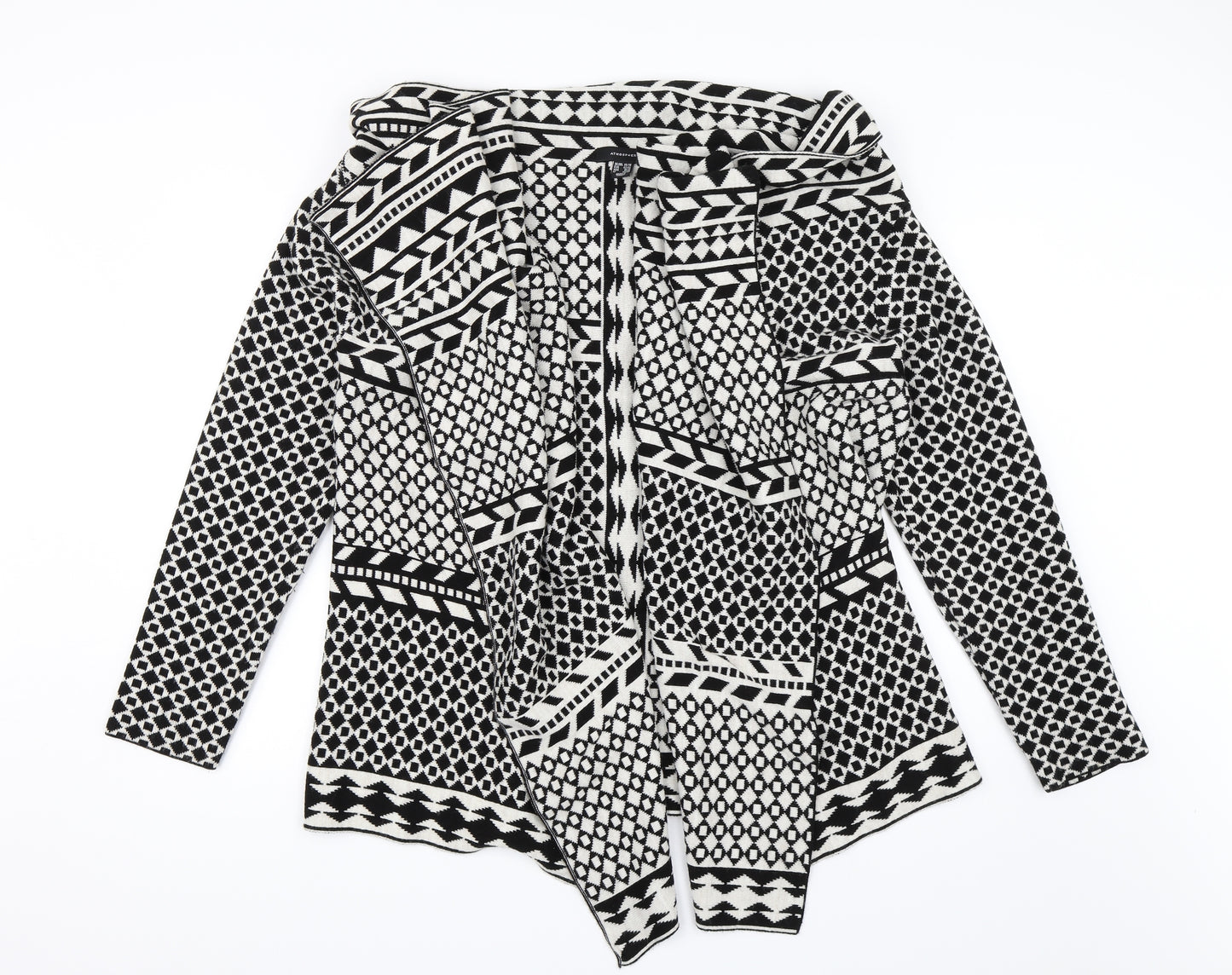 Atmosphere Womens Black Geometric  Jacket  Size 14