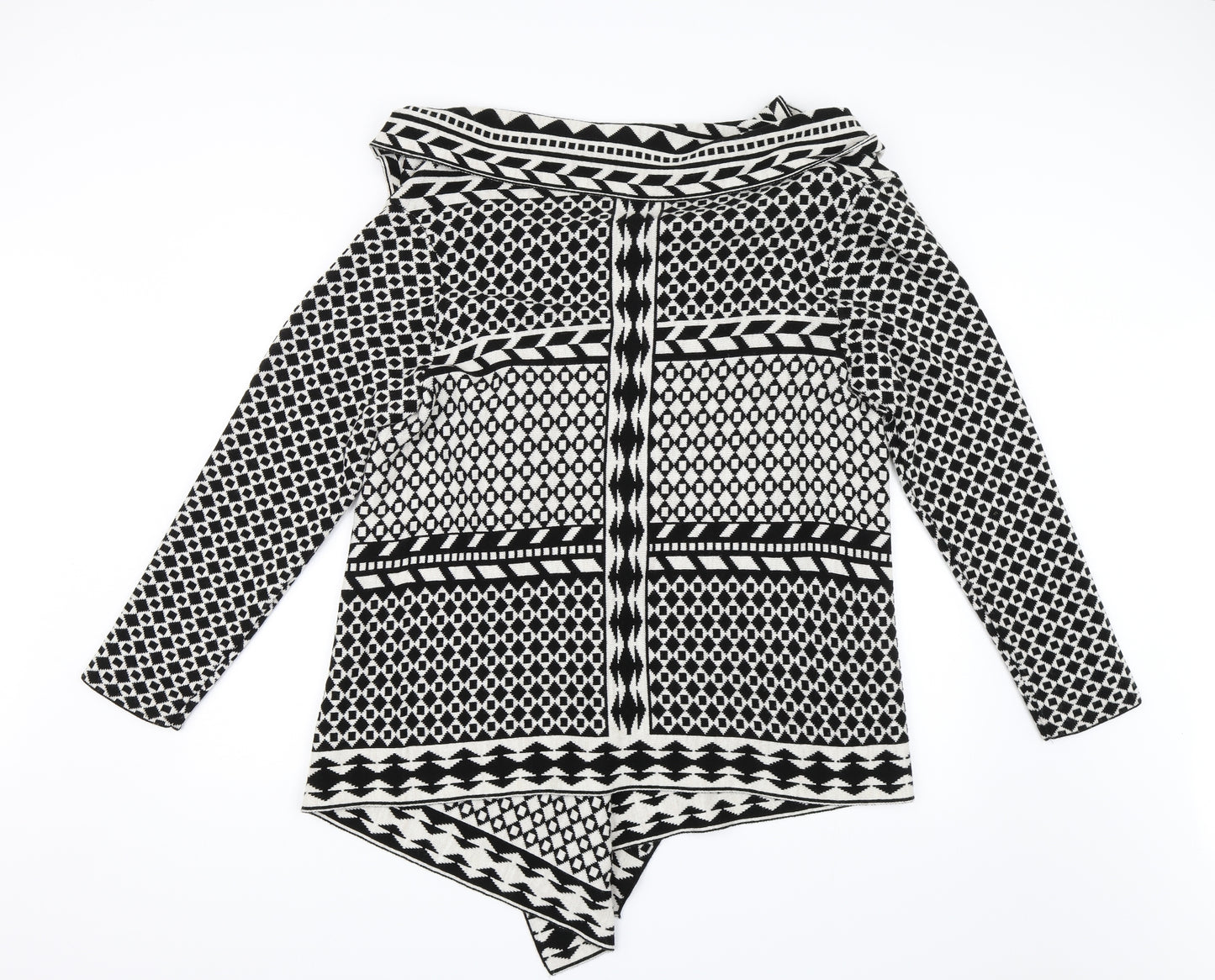 Atmosphere Womens Black Geometric  Jacket  Size 14