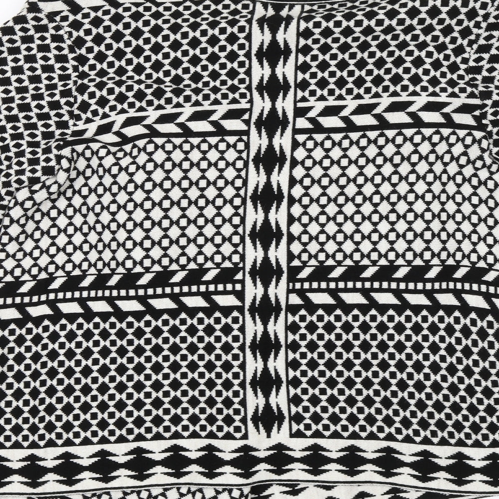 Atmosphere Womens Black Geometric  Jacket  Size 14