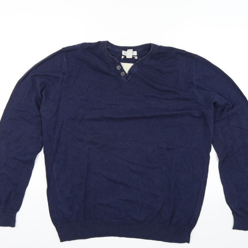 Cedar Wood State Mens Blue   Pullover Jumper Size XL