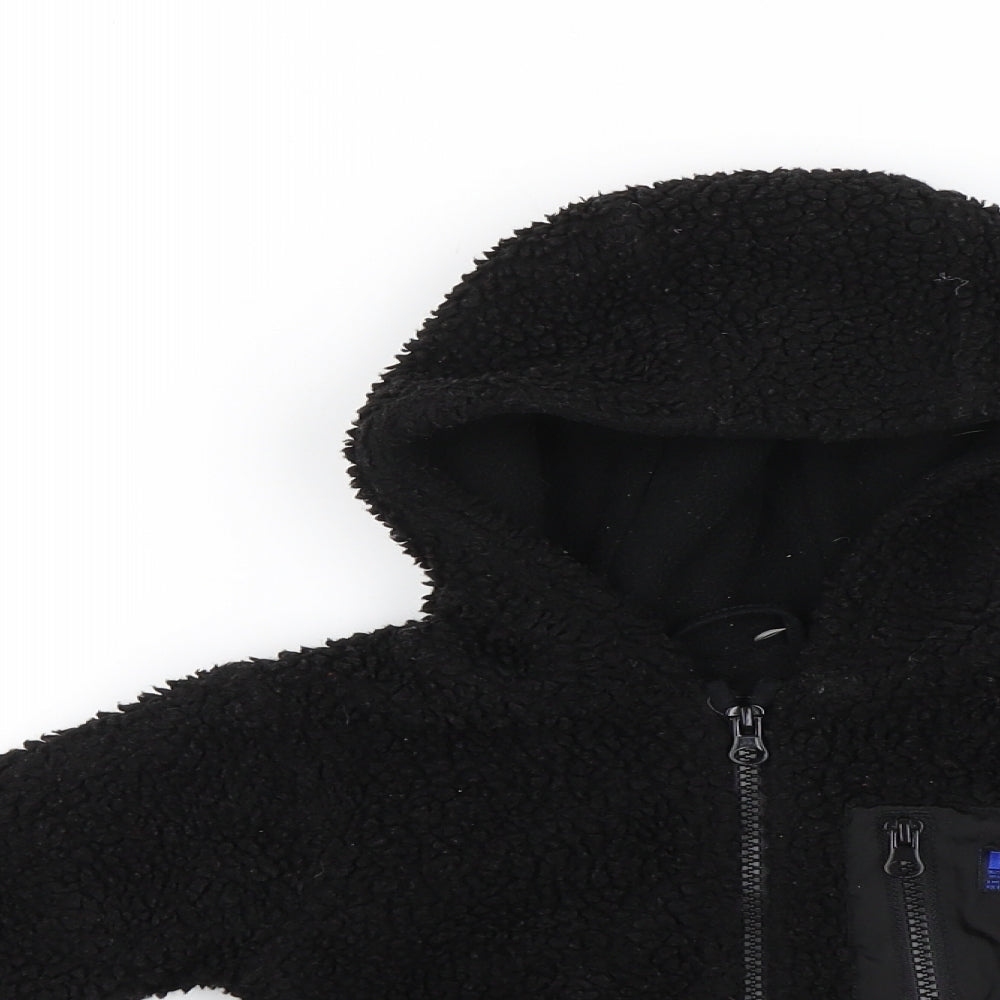 NEXT Boys Black   Full Zip Hoodie Size 4 Years