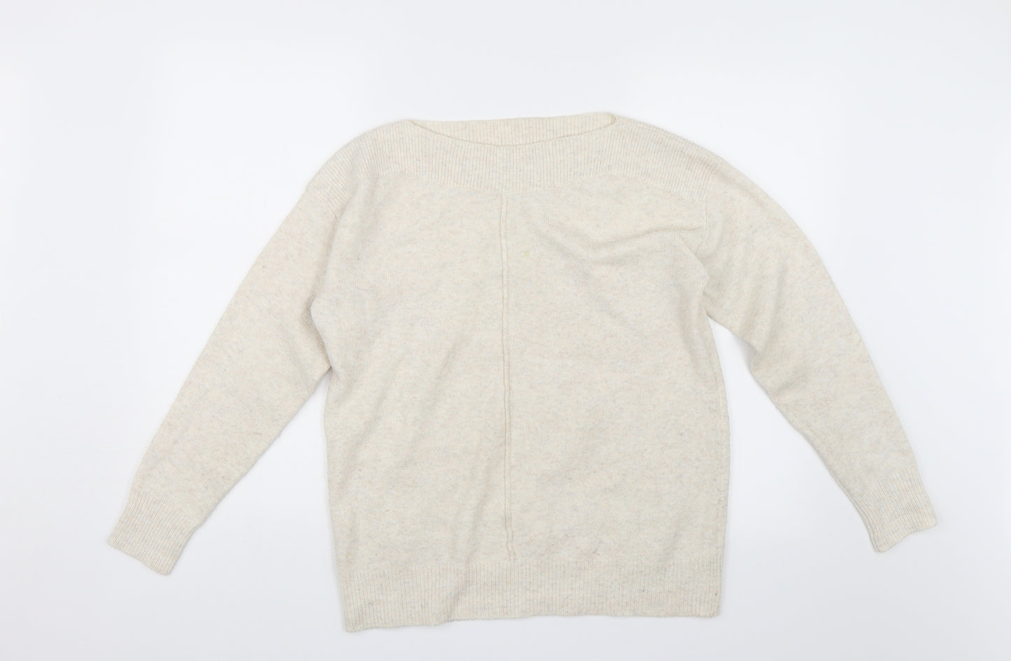 George Womens White   Pullover Jumper Size S