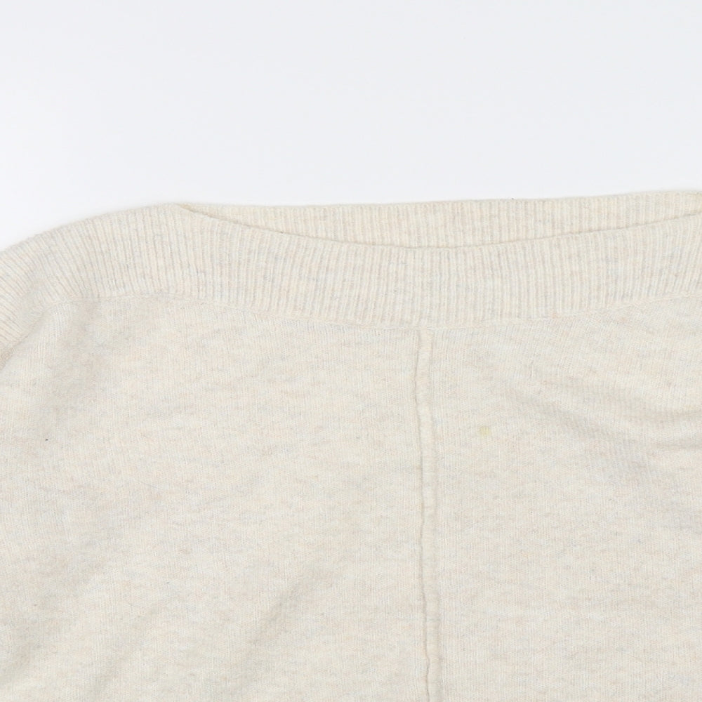 George Womens White   Pullover Jumper Size S