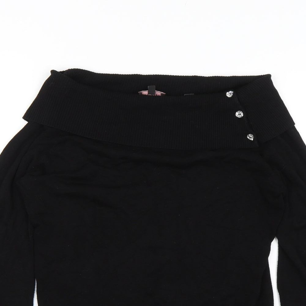 Ted Baker Womens Black   Pullover Jumper Size 2