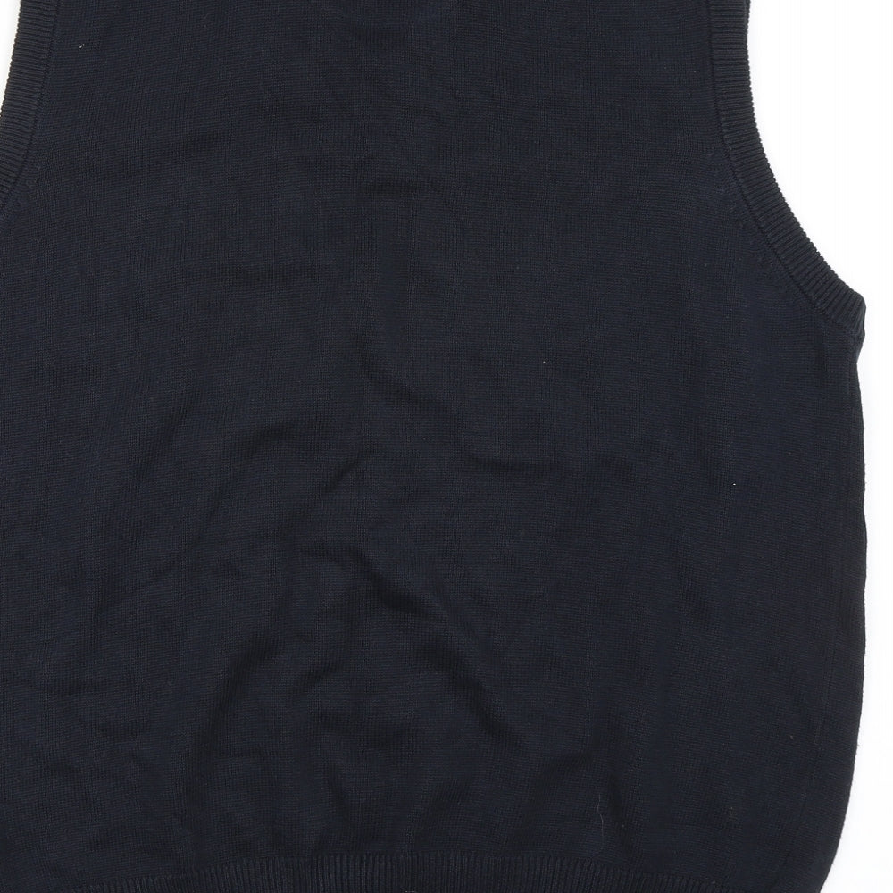 Blue Harbour Mens Blue   Vest Jumper Size M