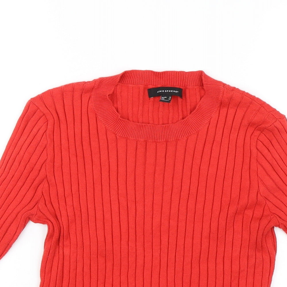 Atmosphere Womens Red   Pullover Jumper Size 16