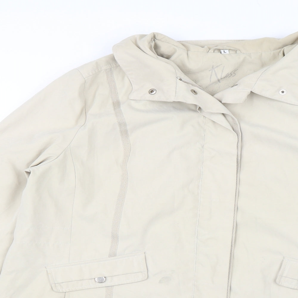 Klass Collection Womens Beige   Jacket  Size L
