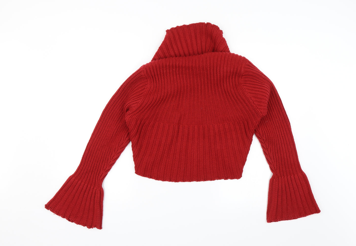 Evie Womens Red   Shrug Jumper Size 14