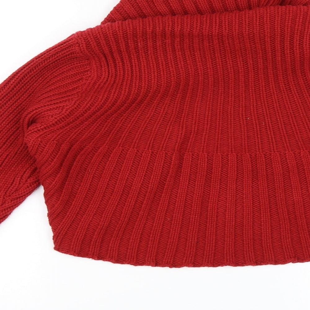 Evie Womens Red   Shrug Jumper Size 14