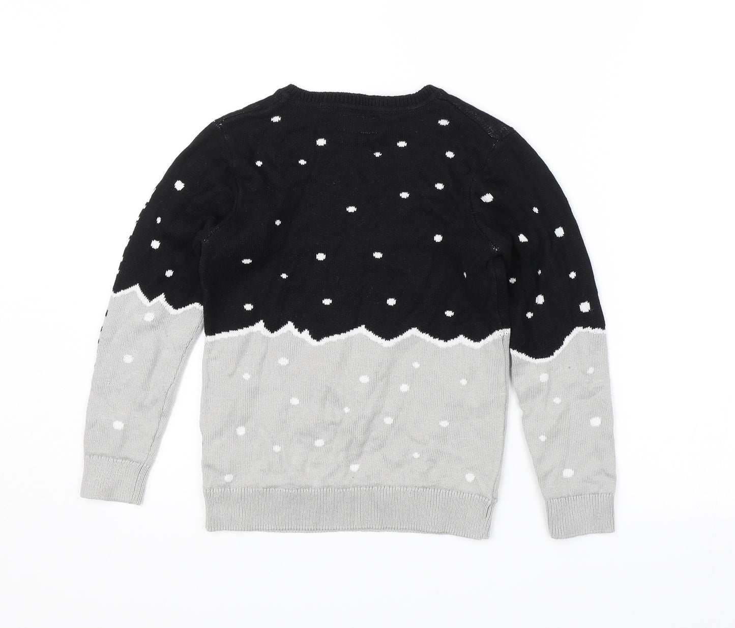 NEXT Boys Grey   Pullover Jumper Size 8 Years  - Christmas jumper