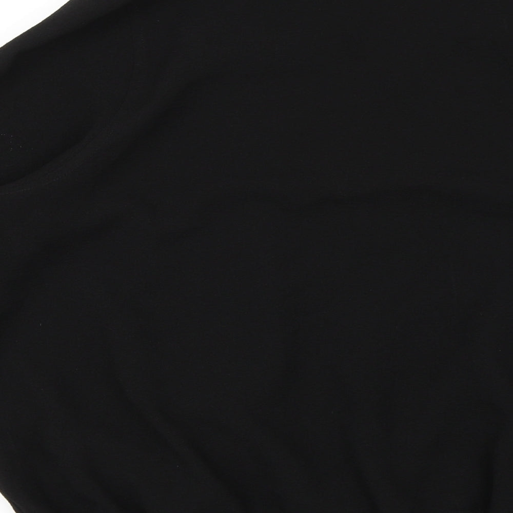 Preworn Womens Black   Bomber Jacket Jacket Size 18