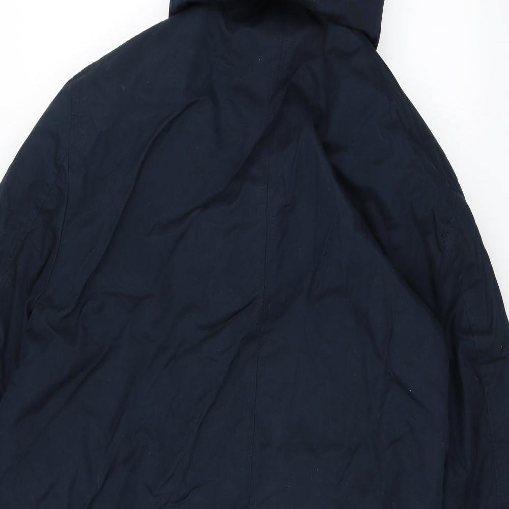 H&M Womens Blue   Parka Jacket Size L