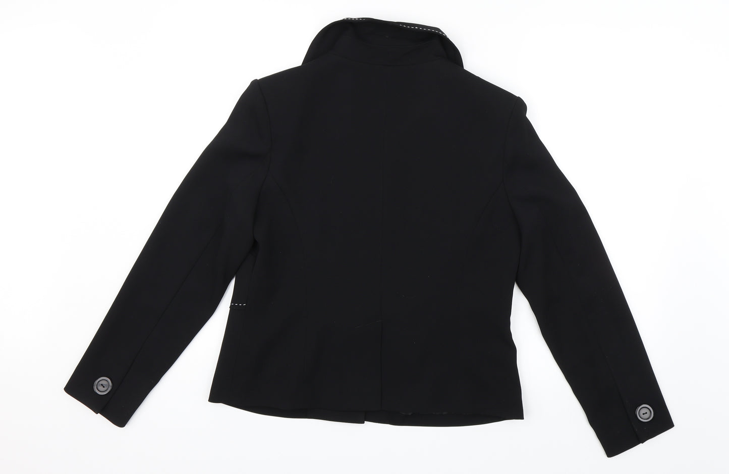 Pomodoro Womens Black   Jacket Blazer Size 14
