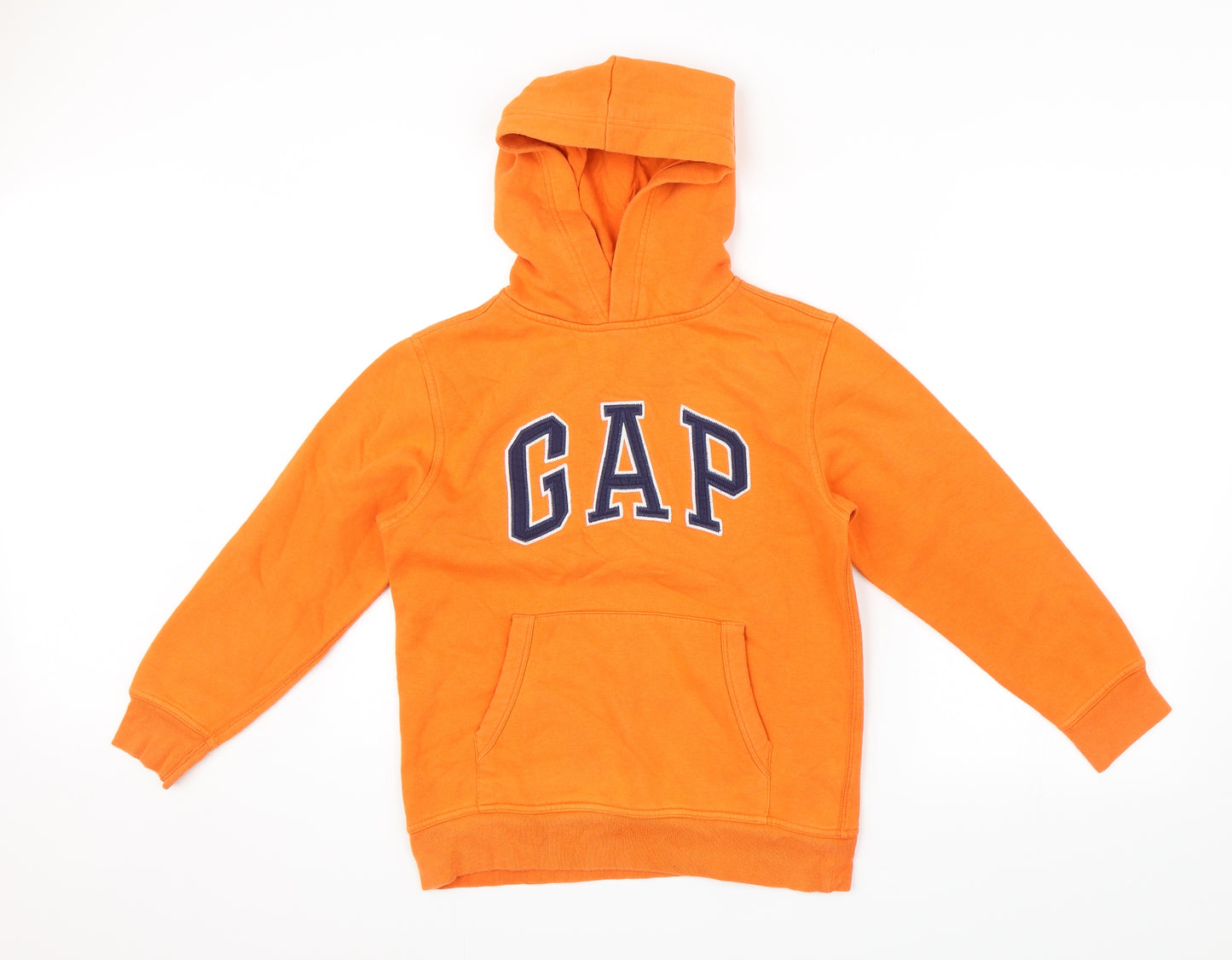 Gap Boys Orange   Pullover Hoodie Size 10-11 Years