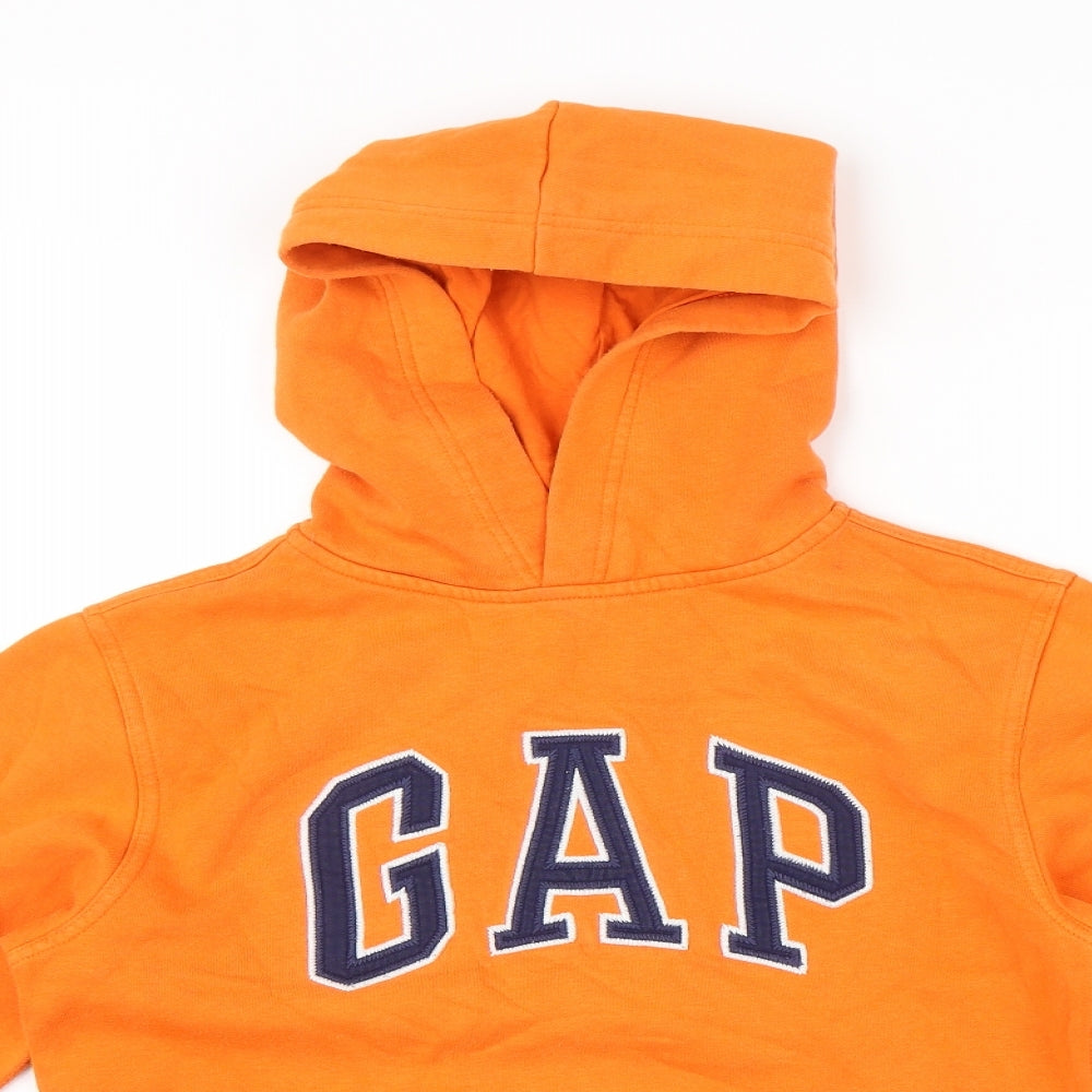 Gap Boys Orange   Pullover Hoodie Size 10-11 Years