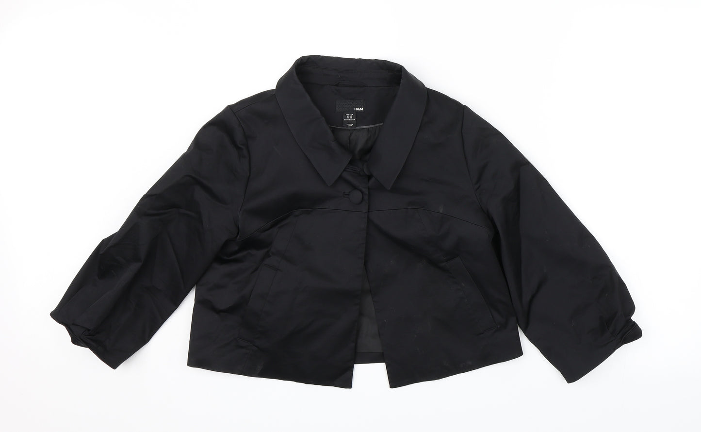 H&M Womens Black   Jacket  Size 12