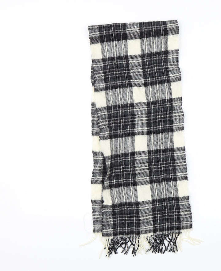 Ingles Buchan Unisex Black Plaid Scarf