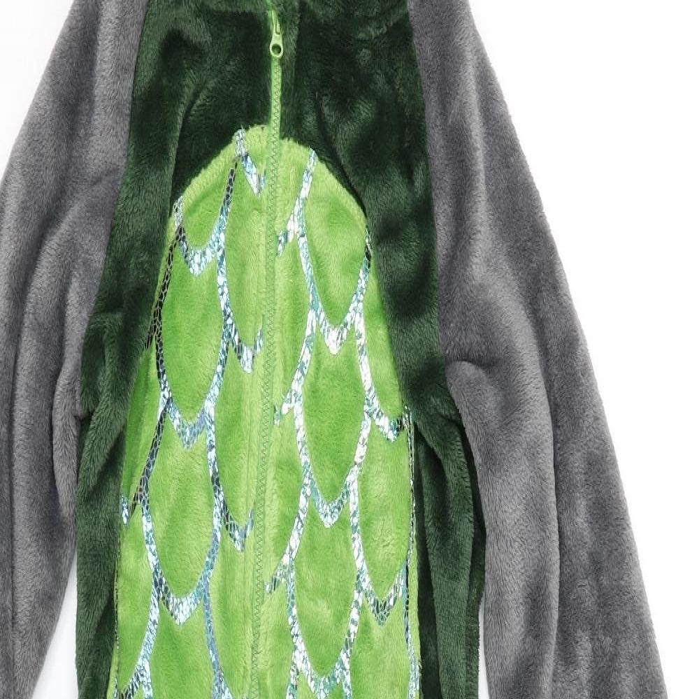 TU Boys Green Solid   One Piece Size 9-10 Years  - DInosaur