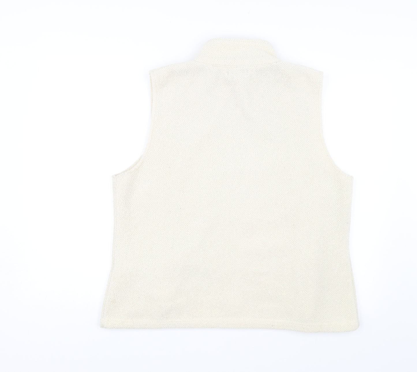 Dixie Womens White   Vest Jumper Size L