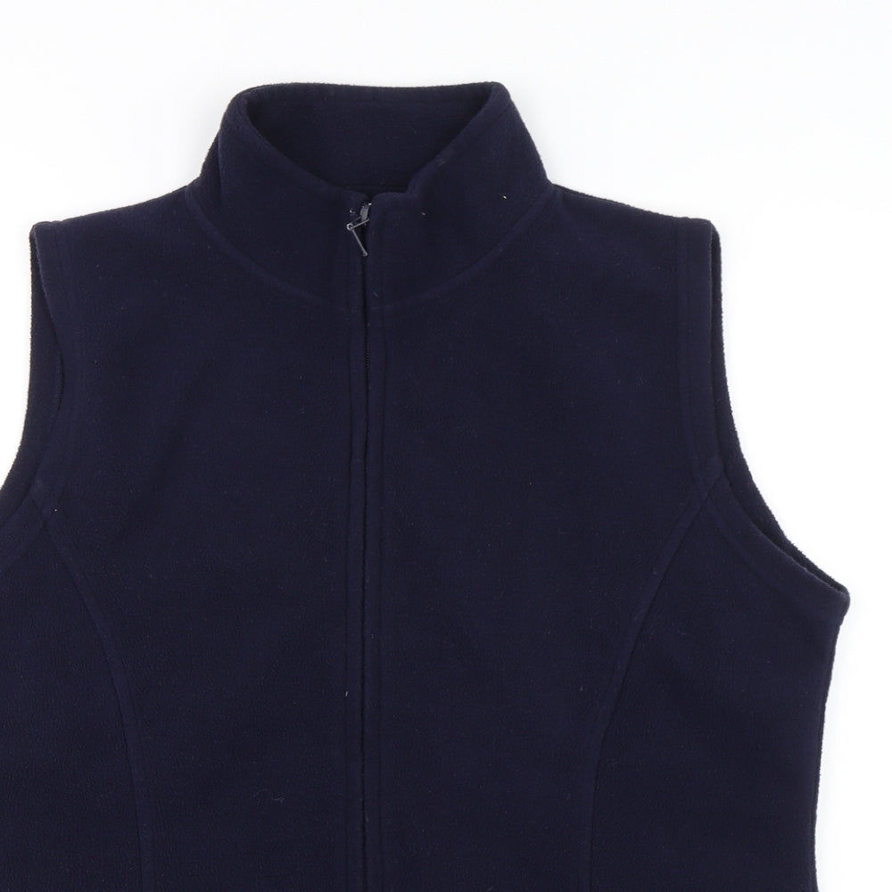 EWM Womens Blue   Vest Jumper Size M