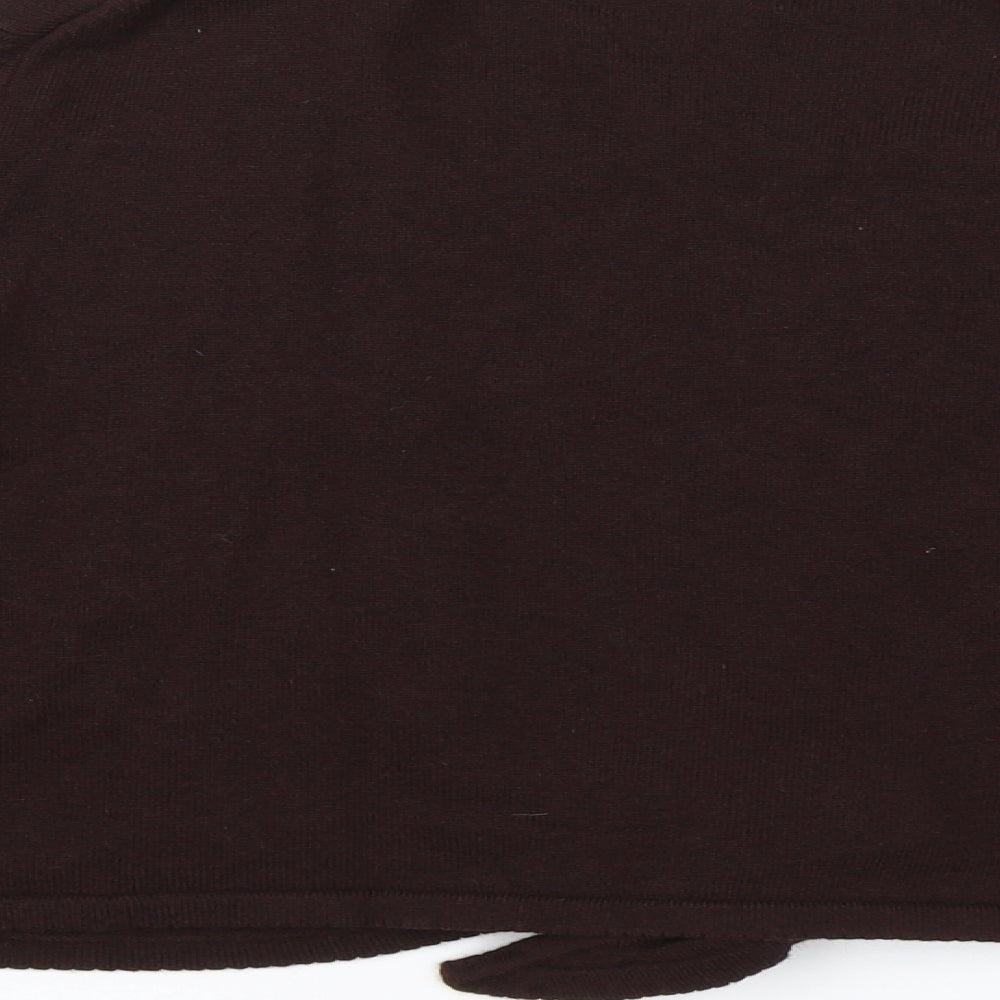 Marks and Spencer Womens Brown   Shrug Jumper Size 16