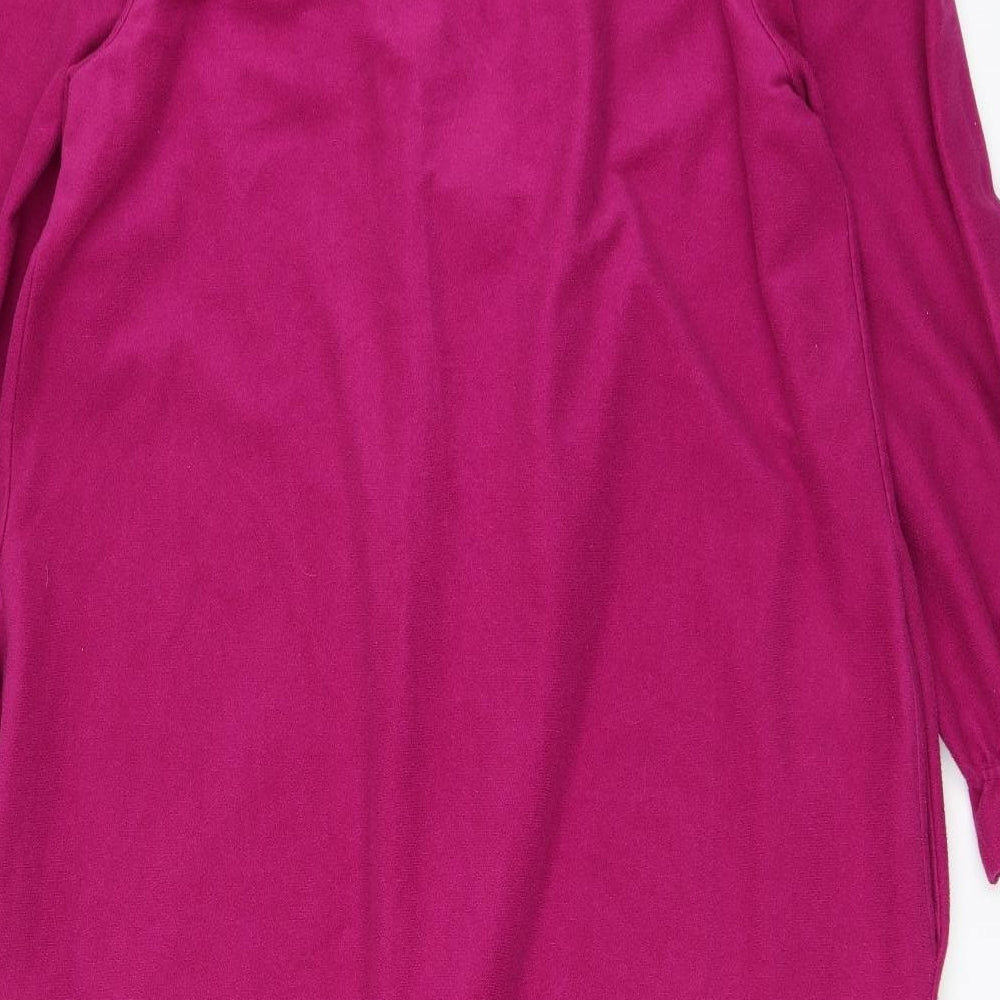 St Michael Womens Pink Solid  Top Dress Size 18