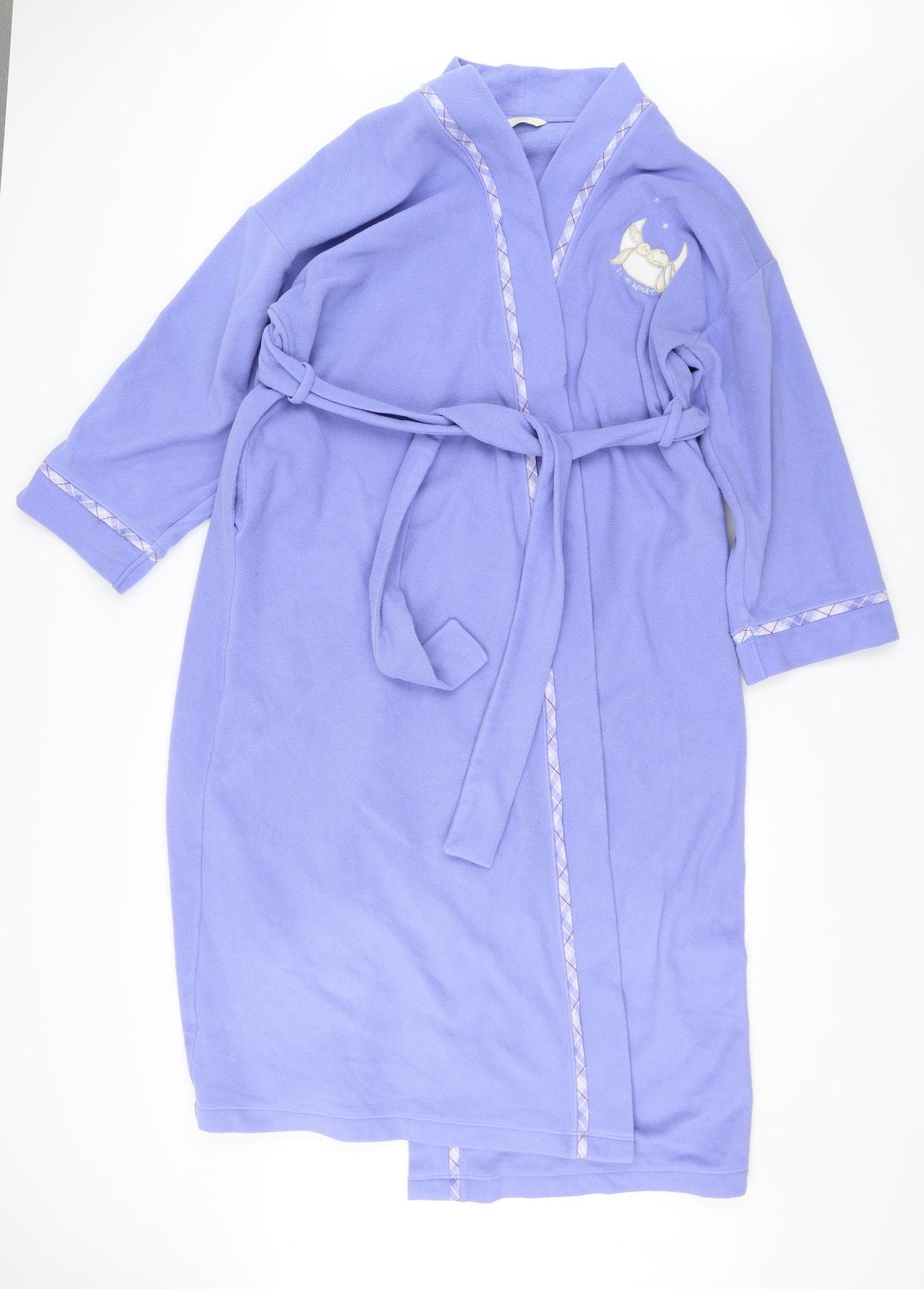 Marks and Spencer Womens Purple Solid  Top Robe Size 16