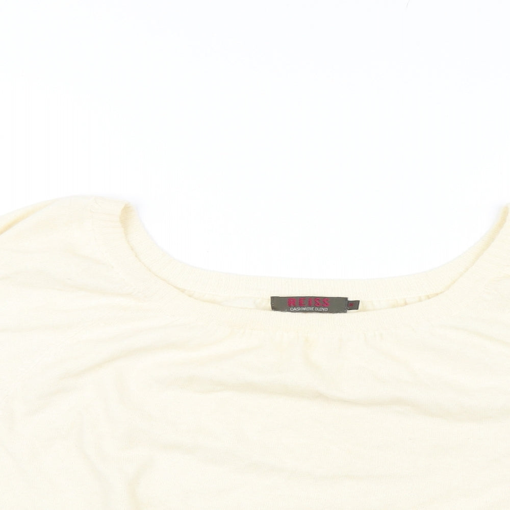 Reiss Womens White   Pullover Jumper Size M