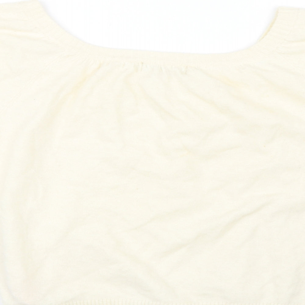 Reiss Womens White   Pullover Jumper Size M