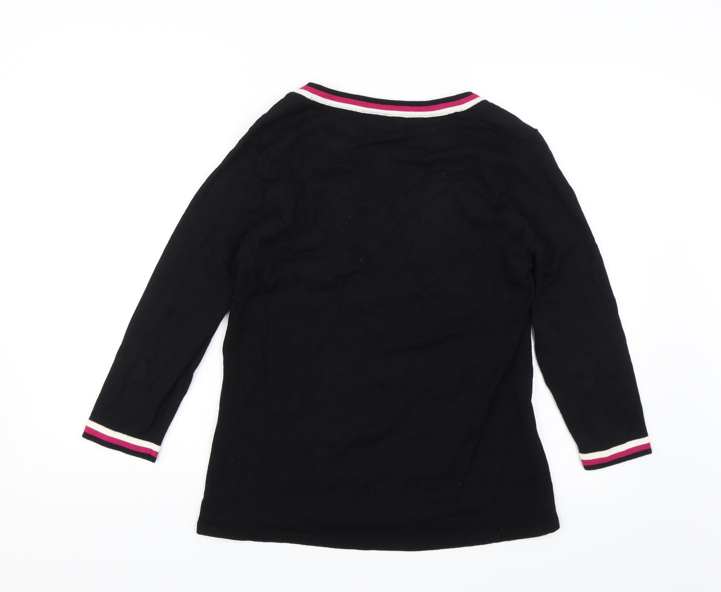 M&Co Womens Black   Basic Blouse Size 14