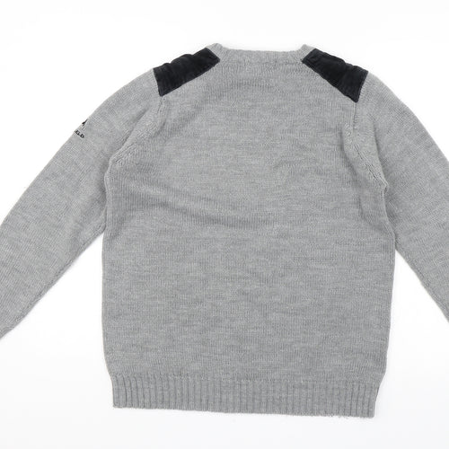 P.J. Field Mens Grey   Pullover Jumper Size S