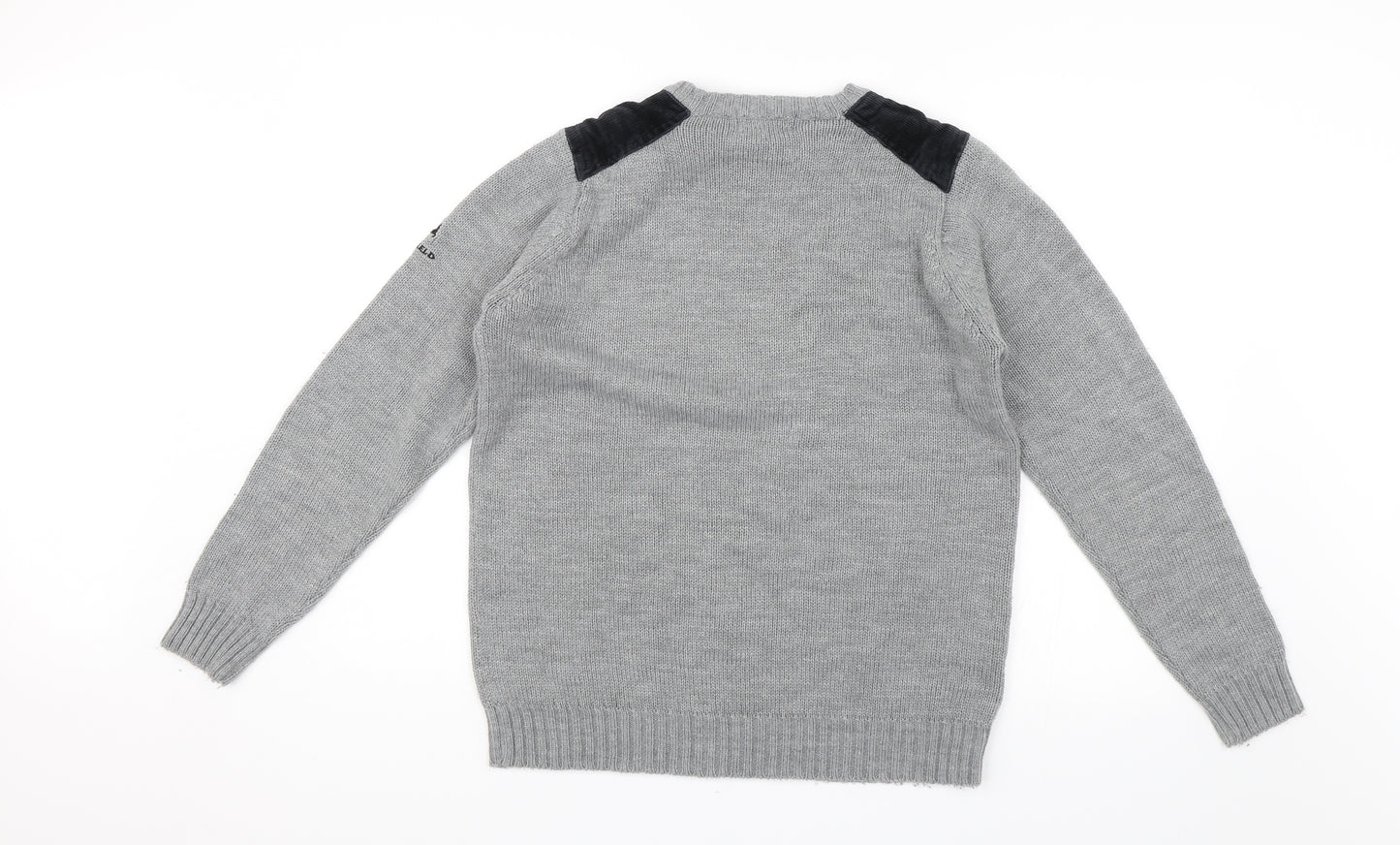 P.J. Field Mens Grey   Pullover Jumper Size S