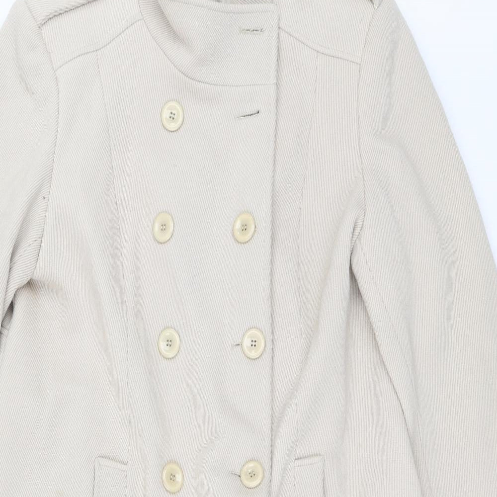 BHS Womens Beige   Overcoat Jacket Size 20