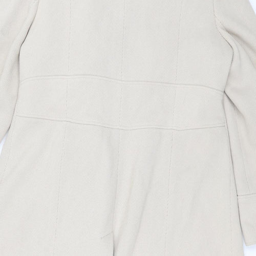BHS Womens Beige   Overcoat Jacket Size 20
