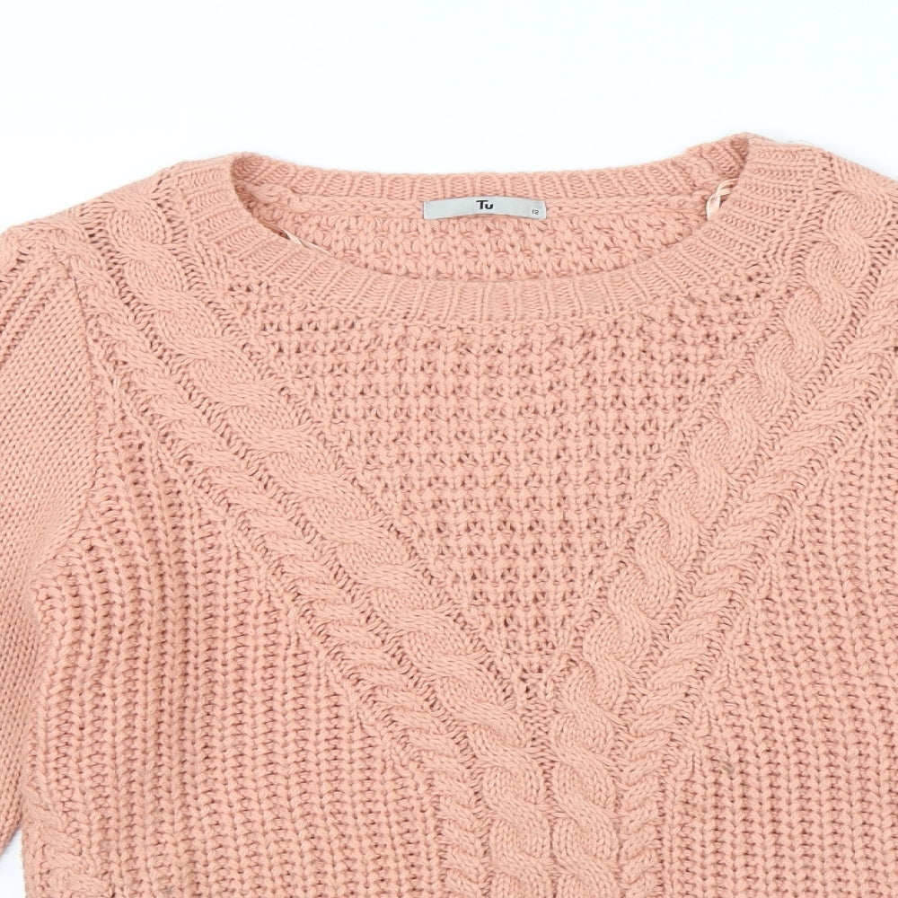 TU Womens Pink   Pullover Jumper Size 12