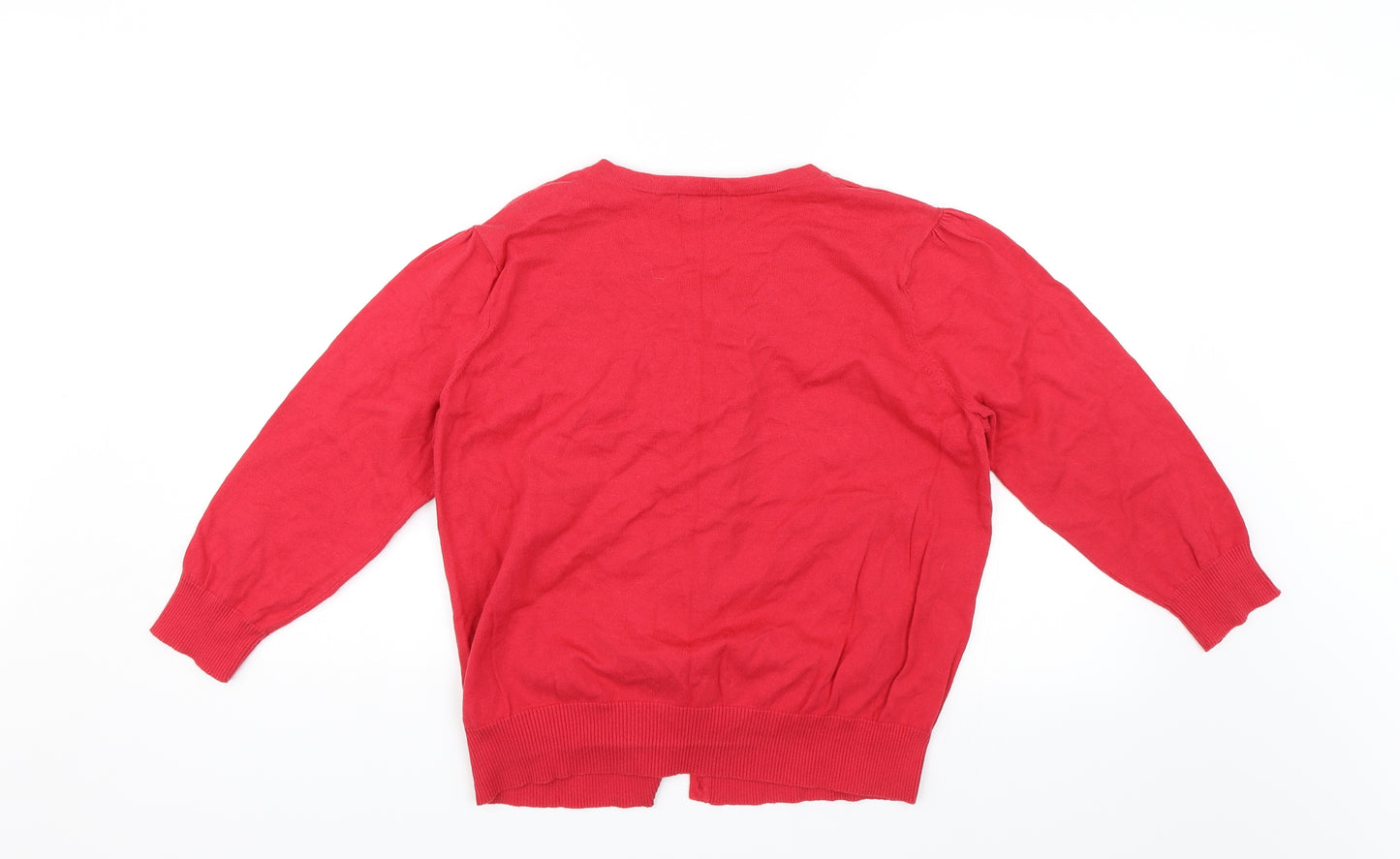 F&F Womens Red   Cardigan Jumper Size 20