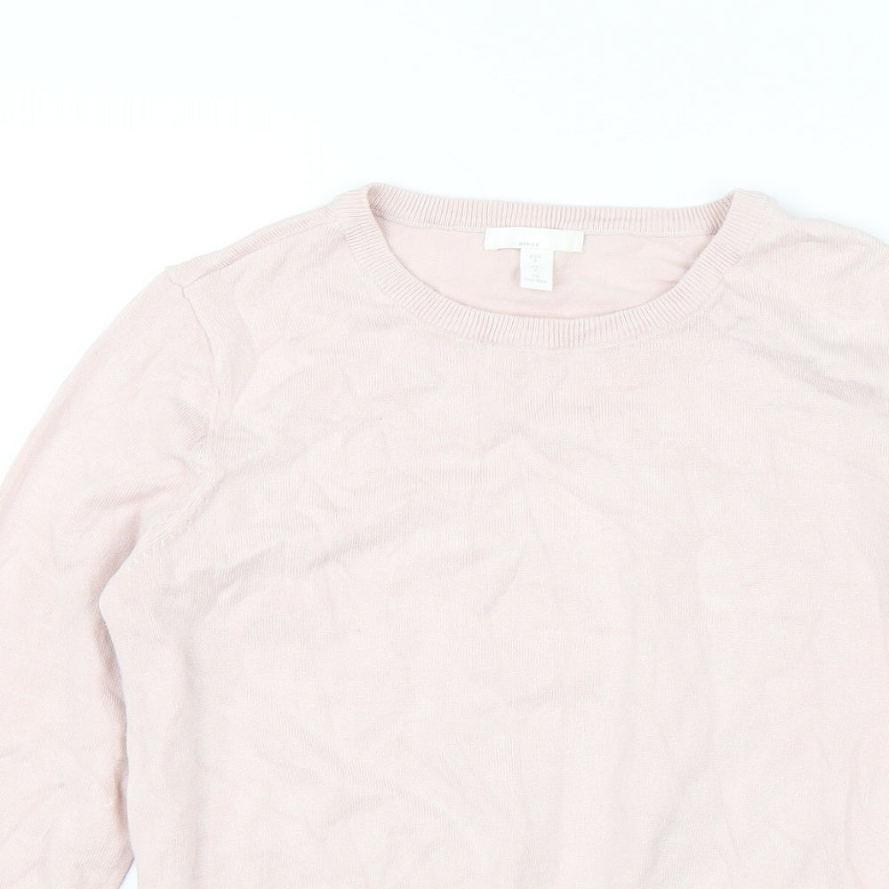 H&M Womens Pink   Pullover Jumper Size S
