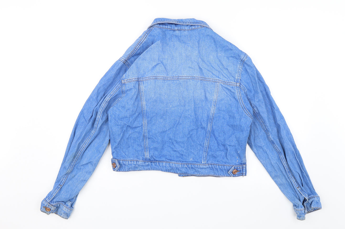 New Look Womens Blue  Denim Jacket  Size 14