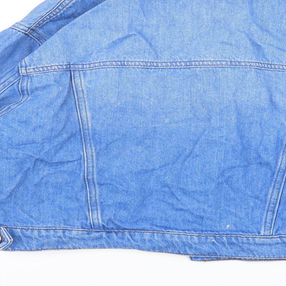 New Look Womens Blue  Denim Jacket  Size 14