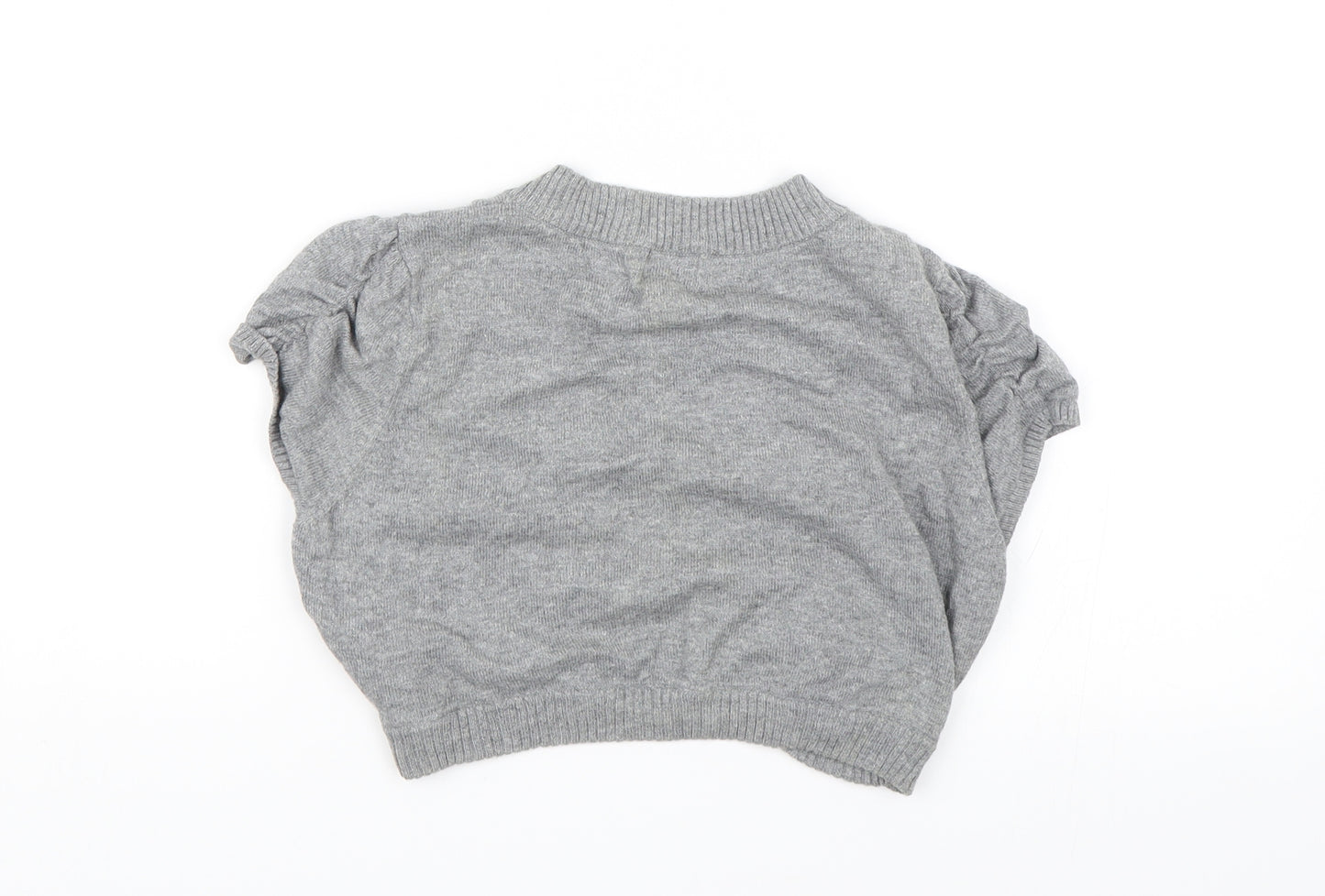 H&M Girls Grey   Shrug Jumper Size 12-13 Years