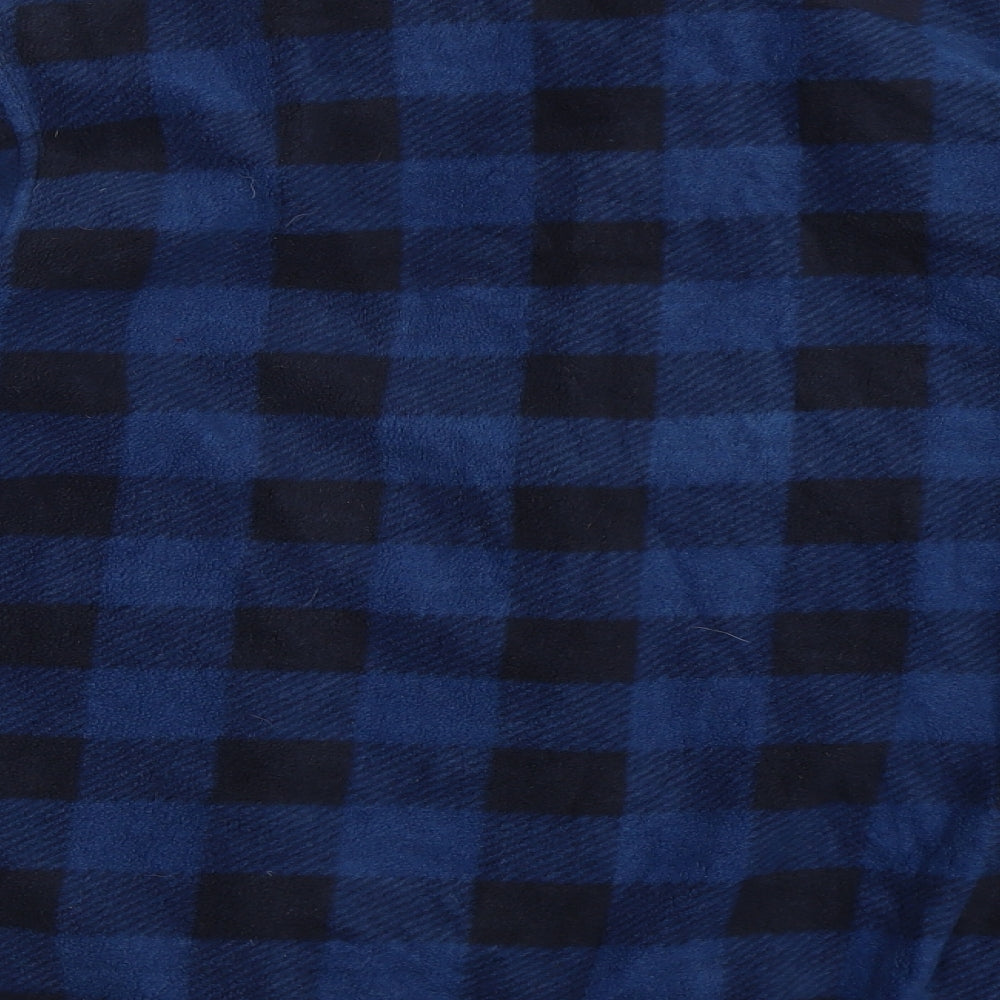 Cotton Traders Mens Blue Plaid  Pullover Jumper Size L