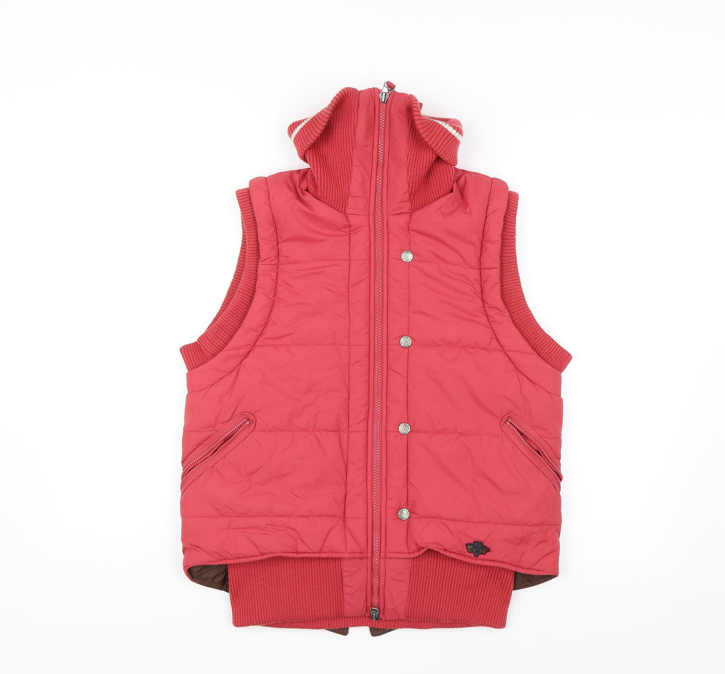 Diesel Womens Red   Gilet Jacket Size M