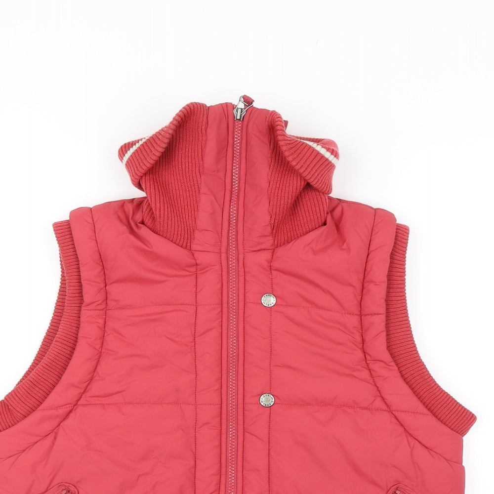 Diesel Womens Red   Gilet Jacket Size M